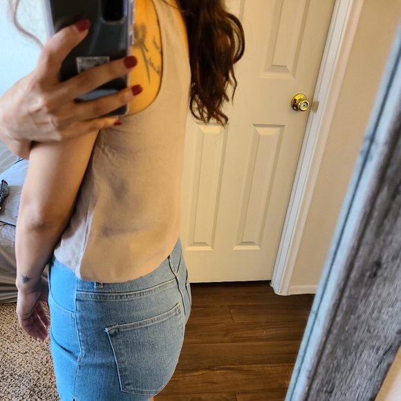 Mauve pink cut out crop top - Picture 3 of 5